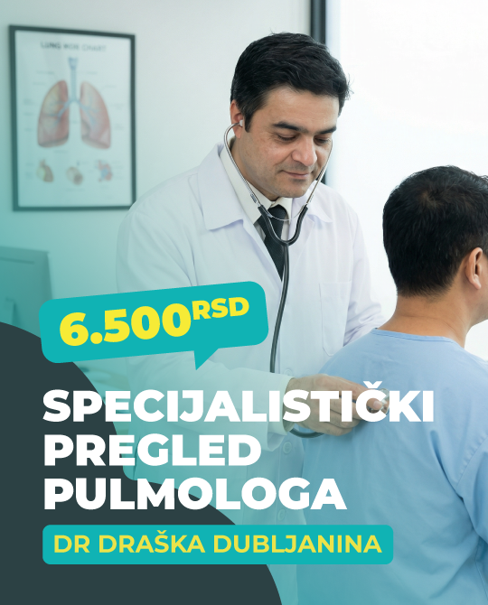 pregled pulmologa dr draska dubljanina